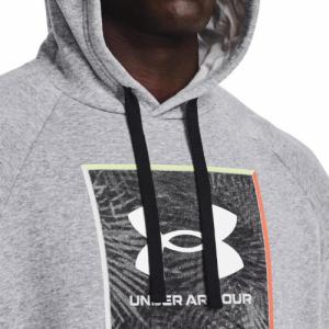 Under Armour Bluza męska Under Armour UA Rival Flc Graphic Hoodie szara 1370349 011 S 6