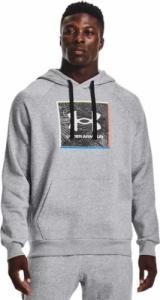 Under Armour Bluza męska Under Armour UA Rival Flc Graphic Hoodie szara 1370349 011 2XL 3
