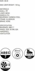 Rolki CoolSlide Munich freestyle niebieskie r. 41 4