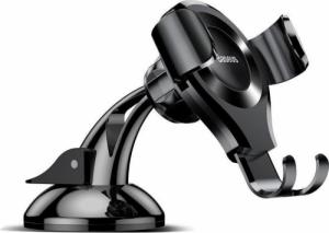 Baseus BASEUS Samochodowy uchwyt grawitacyjny Baseus Osculum do telefonu (czarny) 3