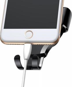 Baseus BASEUS Samochodowy uchwyt grawitacyjny Baseus Osculum do telefonu (czarny) 6