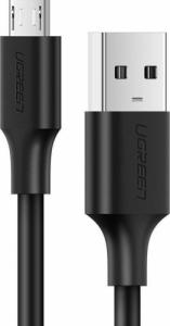 Kabel USB Ugreen USB-A - microUSB 1.5 m Czarny (6957303861378) 1