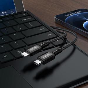 Kabel USB Acefast USB-C - Lightning 1.2 m Czarny (6974316280484) 6
