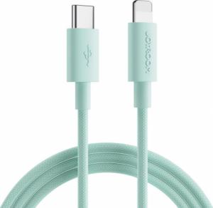 Kabel USB Joyroom USB-C - Lightning 0.2 m Zielony (6941237177766) 1