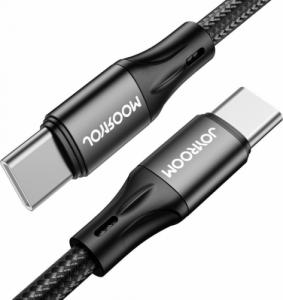 Kabel USB Joyroom USB-C - USB-C 1 m Czarny (6941237177643) 1