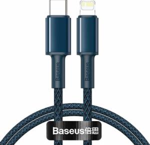 Kabel USB Baseus USB-C - Lightning 1 m Niebieski (BSU2037BLU) 1