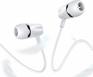 Słuchawki Joyroom Joyroom dokanałowe słuchawki 3,5 mm mini jack z pilotem i mikrofonem biały (JR-EL114) 11