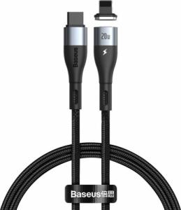 Kabel USB Baseus USB-C - Lightning 1 m Czarny (BSU2006BLK) 1