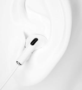 Słuchawki Dudao Dudao dokanałowe słuchawki zestaw słuchawkowy z pilotem i mikrofonem 3,5 mm mini jack biały (X14 white) 4