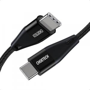 Kabel USB Choetech USB-C - USB-C 2 m Czarny (6971824975994) 1