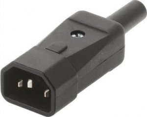 Bachmann IEC Plug C14, 10 A, black - 915.171 1