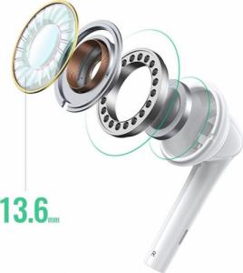 Słuchawki Ugreen Ugreen douszne słuchawki 3,5mm mini jack z pilotem i mikrofonem biały (EP101 60692) 6