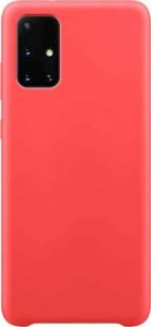 Hurtel Silicone Case elastyczne silikonowe etui pokrowiec Samsung Galaxy A51 czerwony 1