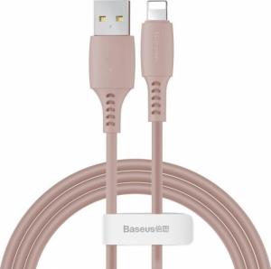 Kabel USB Baseus USB-A - Lightning 1.2 m Różowy (BSU893PNK) 1