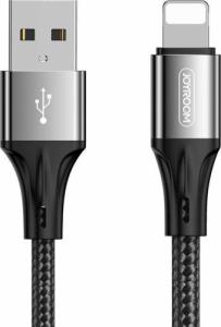 Kabel USB Joyroom USB-A - Lightning 0.2 m Czarny (6941237112132) 1