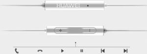 Słuchawki Huawei Huawei Earphones AM115 douszne słuchawki minijack 3,5 mm mikrofon + pilot biały 5