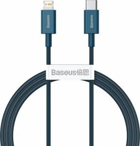 Kabel USB Baseus USB-C - Lightning 1 m Niebieski (6953156205321) 1