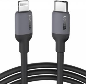 Kabel USB Ugreen USB-C - Lightning 1 m Czarny (6957303823048) 1