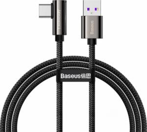 Kabel USB Baseus USB-A - USB-C 1 m Czarny (BSU2853BLK) 1