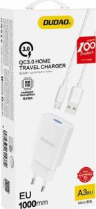 Ładowarka Dudao A3EU 1x USB-A 2.4 A (6970379615843) 5