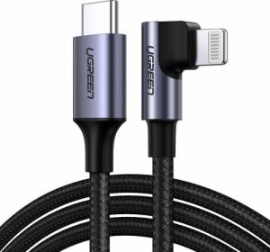 Kabel USB Ugreen USB-C - Lightning 1.5 m Szary (6957303867646) 1