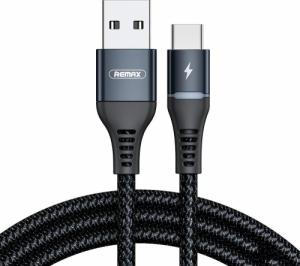 Kabel USB Remax USB-A - USB-C 1 m Czarny (6972174152080) 1