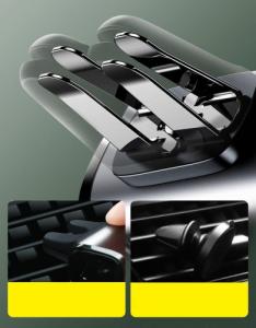 Baseus Baseus samochodowy uchwyt na telefon do kratki nawiewu czarny (SUGP-01) 11