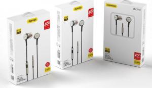 Słuchawki Dudao Dudao dokanałowe słuchawki zestaw słuchawkowy z pilotem i mikrofonem 3,5 mm mini jack złoty (X12PRO-Gold) 3