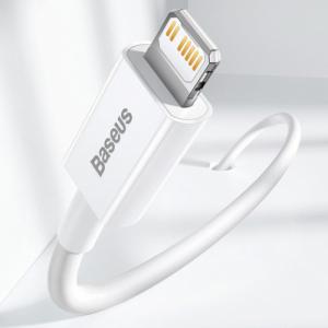 Kabel USB Baseus USB-C - Lightning 1 m Biały (6953156205314) 12