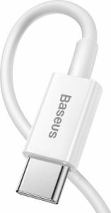 Kabel USB Baseus USB-C - Lightning 1 m Biały (6953156205314) 3
