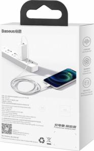 Kabel USB Baseus USB-C - Lightning 1 m Biały (6953156205314) 6