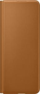 Samsung Samsung Leather Flip Cover etui pokrowiec do Samsung Galaxy Z Fold 3 obudowa z klapką podstawka brązowy (EF-FF926LAEGWW) 3