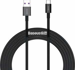 Kabel USB Baseus USB-A - USB-C 2 m Czarny (6953156205512) 1