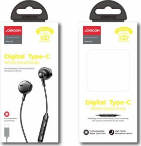 Słuchawki Joyroom Joyroom douszne słuchawki USB Typ C z pilotem i mikrofonem srebrny (JR-EC03 Silver) 5