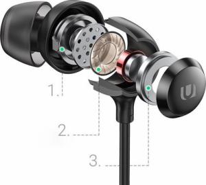 Słuchawki Ugreen Ugreen przewodowe słuchawki dokanałowe ze złączem Lightning 1,15m czarny (EP104) 4