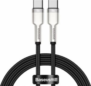 Kabel USB Baseus USB-C - USB-C 1 m Czarny (6953156202320) 1