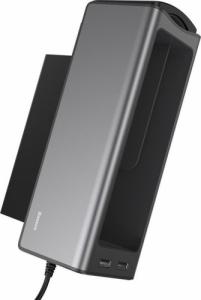Baseus Baseus samochodowy organizer uchwyt na kubek HUB 2x USB do ładowania czarny (CRCWH-A01) 19