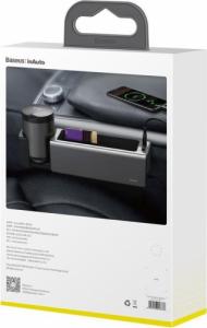 Baseus Baseus samochodowy organizer uchwyt na kubek HUB 2x USB do ładowania czarny (CRCWH-A01) 22