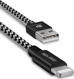 Kabel USB Dux Ducis USB-A - Lightning 1 m Czarny (6934913095904) 1