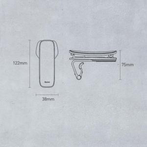 Baseus Baseus Big Mouth Pro uchwyt samochodowy klamra na deskę rozdzielczą czarny (SUDZ-A01) 3