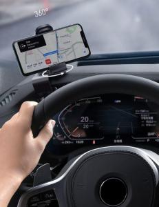 Baseus Baseus Big Mouth Pro uchwyt samochodowy klamra na deskę rozdzielczą czarny (SUDZ-A01) 7