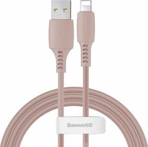 Kabel USB Baseus USB-A - Lightning 1.2 m Różowy (6953156214378) 1