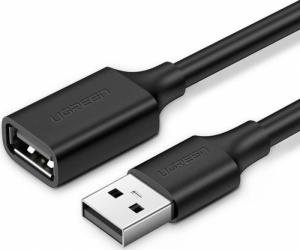 Kabel USB Ugreen USB-A - USB-A 1 m Czarny (6957303813148) 1