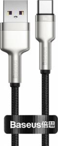 Kabel USB Baseus USB-A - USB-C 0.2 m Czarny (BSU3117BLK) 1