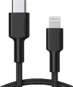 Kabel USB Aukey USB-C - Lightning 1.2 m Czarny (CB-CL02) 1
