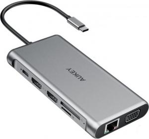 Stacja/replikator Aukey USB-C (CB-C78) 1