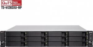 Serwer Qnap QNAP Serwer NAS TS-h1283XU-RP-E2136-128 QuTS hero 2U 12x0HDD 128 1