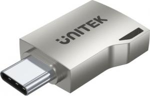 Adapter USB Unitek A1025GNI USB-C - USB Srebrny  (A1025GNI) 2