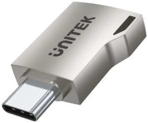 Adapter USB Unitek A1025GNI USB-A - USB-C Srebrny  (A1025GNI) 3