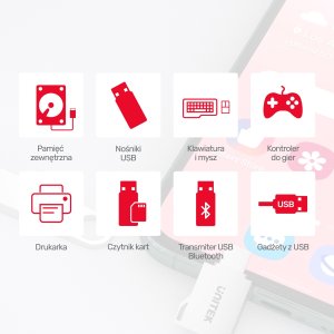 Adapter USB Unitek A1025GNI USB-A - USB-C Srebrny  (A1025GNI) 5